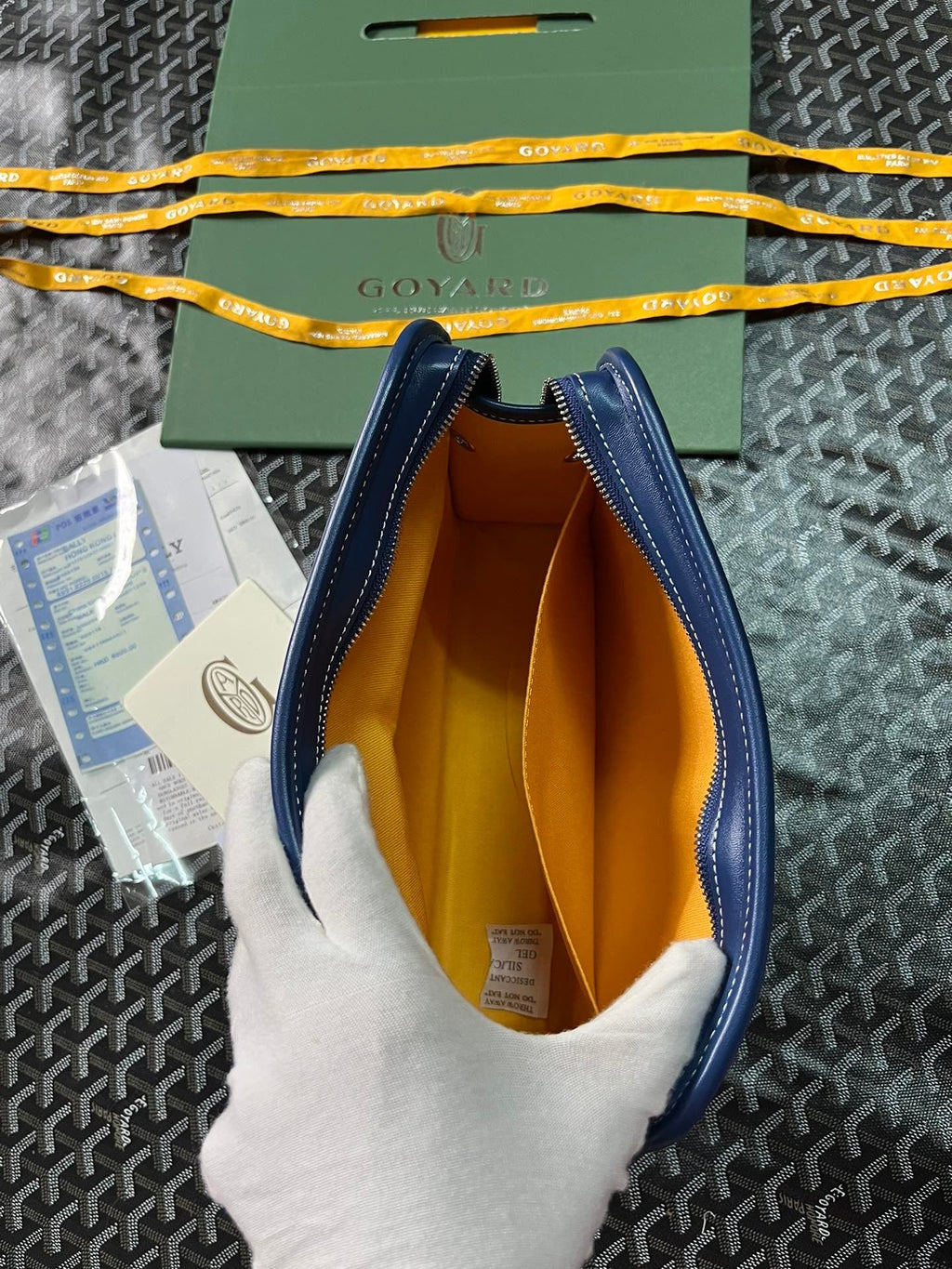 Goyard Jouvence Toiletry Bag In Goyardine Canvas 8 Colors✨ - buyonlinebehappy