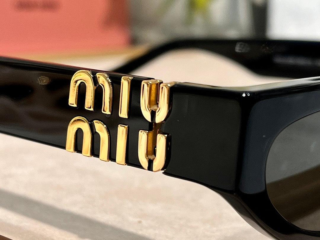 Miu Miu Glimpse oval-frame Acetate - 54 -07ZS Women's Sunglasses - buyonlinebehappy