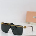 Miu Miu MU50ZS Gold-Black Frame XXL-141mm Women's Sunglasses✨ - buyonlinebehappy