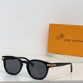 Louis Vuitton LV Signature Square Round Sunglasses Unisex Z1963U✨ - buyonlinebehappy