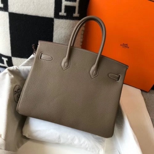 HERMES Birkin 30cm Bag Clemence Leather ✨