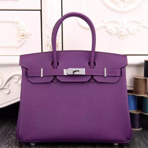 HERMES Birkin 30cm Bag Clemence Leather ✨